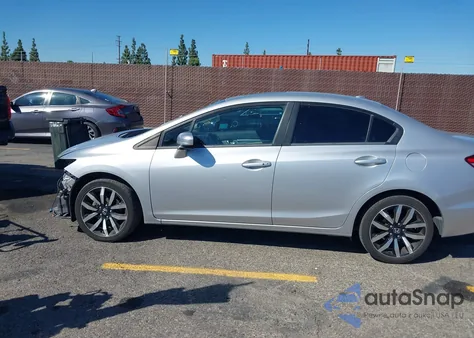 2015 Honda Civic Ex-L from USA, damaged, VIN 2HGFB2F97FH538044